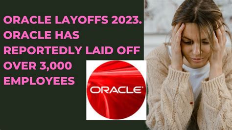 Despite massive <b>layoffs</b> continuing at many large companies over the first few months of <b>2023</b>, the U. . Oracle layoffs reddit 2023